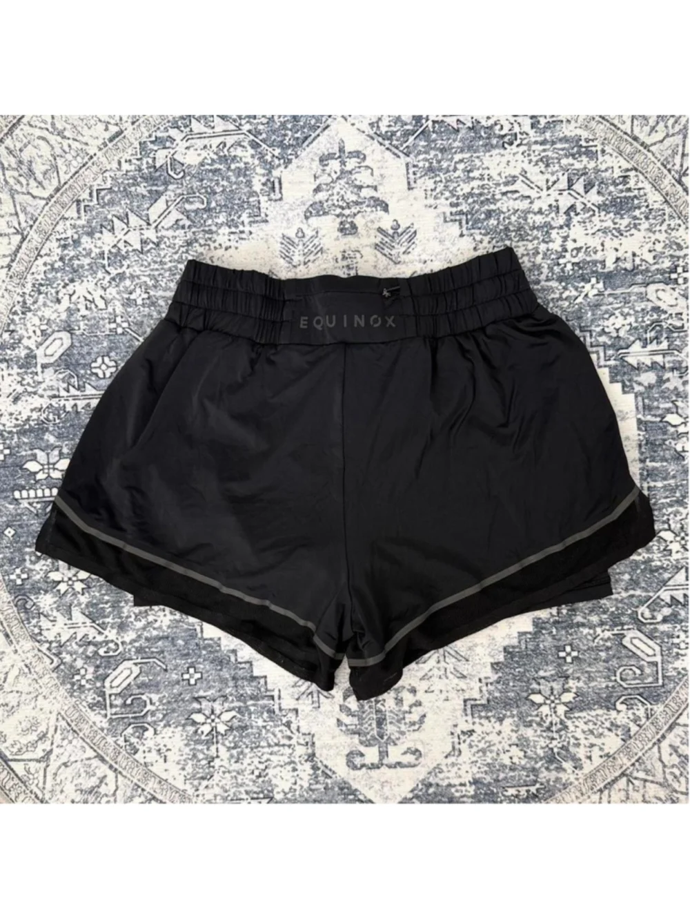 Equinox black athletic lined running shorts - Size M